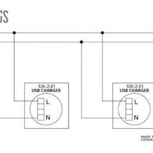 USB kroviklis LIREGUS EPSILON, baltos spalvos - Image 3