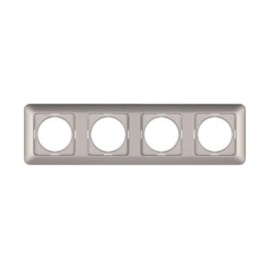 Keturvietis rėmelis VILMA SL250, metalo spalvos