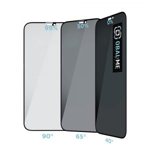 OBAL:ME Privacy 5D ekrano apsauga Apple iPhone 12/12 Pro Black
