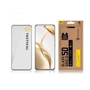 Tactical apsauginis stiklas Shield 5D Honor 200 su juodos spalvos krašteliu - Image 2