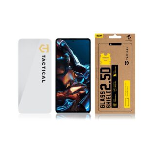 Tactical apsauginis stiklas Shield 2.5D skirtas Poco X5 Pro 5G skaidrus - Image 2