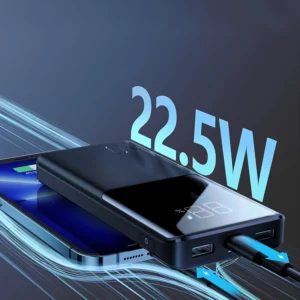 Joyroom power bank 22.5W 10000mAh PD QC3.0 AFC Juodos spalvos (JR-QP191) - Image 6