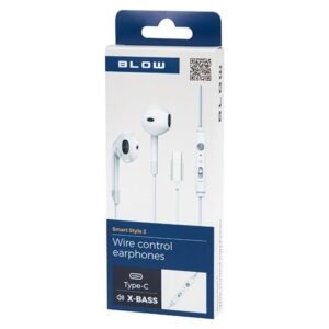 Ausinės BLOW B-17 baltos USB-C - Image 3