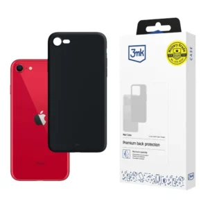 Apple iPhone SE 2020/2022 - 3mk Matt Case dėklas telefonui juodos spalvos - Image 1