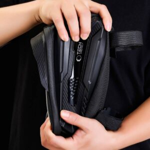 L Tech-Protect V2 Universal Bike Mount Bicycle Bag, juodos spalvos - Image 3