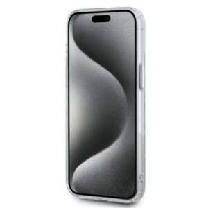 Apple iPhone 15 Pro Karl Lagerfeld IML Monogram Karl&Choupette Head MagSafe (KLHMP15LHMCKMHT) dėklas telefonui skaidrus - Image 5