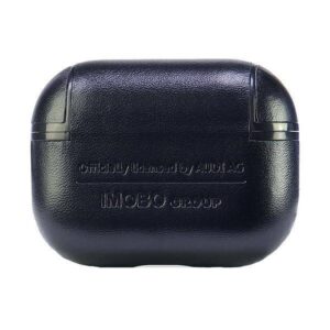 Apple AirPods Pro 2 Audi Leather Big Logo Cover (AU-APP2-GT/D3-BK) dėklas ausinėms juodos spalvos - Image 5
