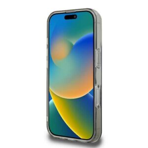 Apple iPhone 16 Pro Max Guess IML Flowers Wreath MagSafe (GUHMP16XHFWFCK) dėklas telefonui juodos spalvos - Image 5