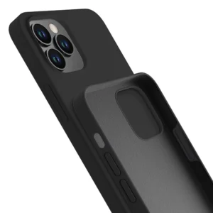 3mk silikoninis Apple iPhone 12 Pro Max - dėklas telefonui juodos spalvos - Image 4