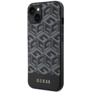 Guess GUHMP14SHGCFSEK Apple iPhone 14 6.1" dėklas telefonui juodos spalvos/dėklas telefonui juodos spalvos hardcase GCube Stripes MagSafe - Image 2