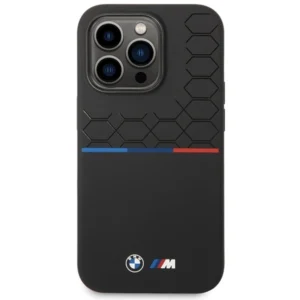 BMW Silikoninis Pattern Apple iPhone 15 Pro - dėklas telefonui juodos spalvos - Image 3