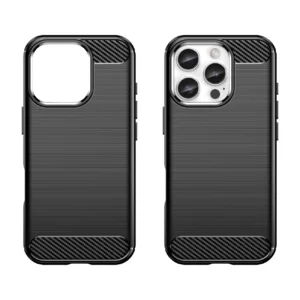Carbon Apple iPhone 16 Pro Max silikoninis - dėklas telefonui juodos spalvos - Image 2