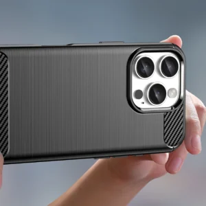 Carbon Apple iPhone 16 Pro Max silikoninis - dėklas telefonui juodos spalvos - Image 6