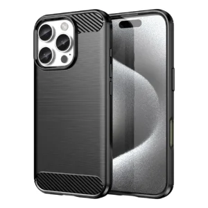 Carbon Apple iPhone 16 Pro Max silikoninis - dėklas telefonui juodos spalvos