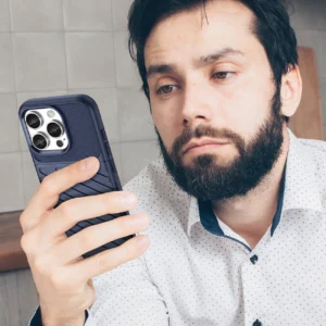 Thunder Apple iPhone 16 Pro Max silikoninis - dėklas telefonui mėlynos spalvos - Image 6