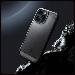 Dėklas Spigen Rugged Armor MagSafe do Apple iPhone 16 Pro Max - dėklas telefonui juodos spalvos - Image 9