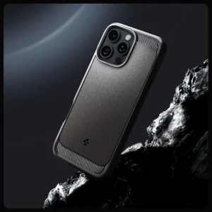 Spigen Rugged Armor MagSafe do Apple iPhone 16 Pro Max - dėklas telefonui pilkos spalvos - Image 9
