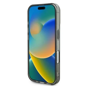 Guess IML Rhinestones MagSafe Apple iPhone 16 - dėklas telefonui juodos spalvos - Image 5