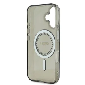 Guess IML Rhinestones MagSafe Apple iPhone 16 - dėklas telefonui juodos spalvos - Image 7