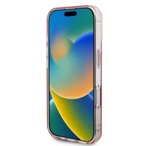 Guess IML Rhinestones MagSafe Apple iPhone 16 - dėklas telefonui rožinės spalvos - Image 5