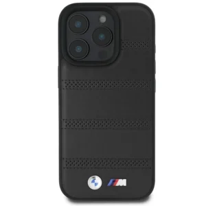 BMW M Perforated And Stitched Line MagSafe case Apple iPhone 16 Pro - dėklas telefonui juodos spalvos - Image 3