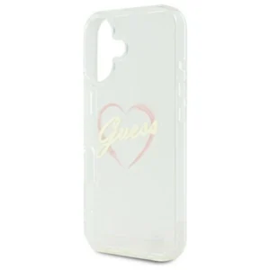 Guess IML Heart Apple iPhone 16 - dėklas telefonui skaidrus - Image 6