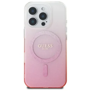 Guess IML Glitter Gradient MagSafe Case Apple iPhone 16 Pro - dėklas telefonui rožinės spalvos - Image 3