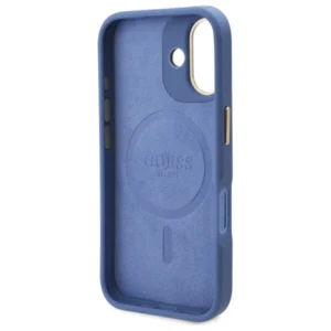 Guess 4G Logo Plate MagSafe Case Apple iPhone 16 Plus - dėklas telefonui mėlynos spalvos - Image 7