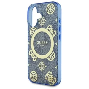 Guess IML Peony On 4G Background MagSafe case Apple iPhone 16 - dėklas telefonui mėlynos spalvos - Image 6