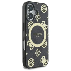 Guess IML Peony On 4G Background MagSafe case Apple iPhone 16 - dėklas telefonui juodos spalvos - Image 4