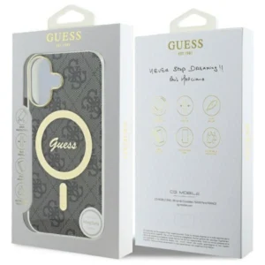 Guess IML 4G MagSafe Apple iPhone 16 - dėklas telefonui juodos spalvos - Image 8