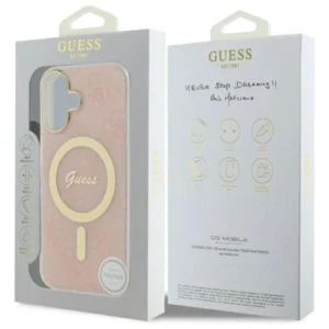 Guess IML 4G MagSafe Apple iPhone 16 Case - dėklas telefonui rožinės spalvos - Image 8