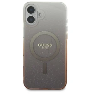 Guess IML Glitter Gradient MagSafe Apple iPhone 16 Case - dėklas telefonui rudos saplvos - Image 3