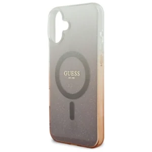 Guess IML Glitter Gradient MagSafe Apple iPhone 16 Case - dėklas telefonui rudos saplvos - Image 6