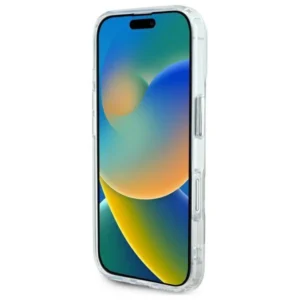 Karl Lagerfeld IML Metal Choupette Head MagSafe Apple iPhone 16 - dėklas telefonui baltos spalvos - Image 5