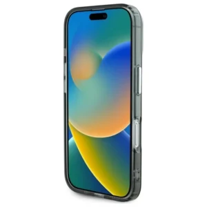 Karl Lagerfeld IML Monogram Karl & Choupette Head MagSafe Apple iPhone 16 - dėklas telefonui juodos spalvos - Image 5