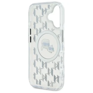 Karl Lagerfeld IML Monogram Karl & Choupette Head MagSafe Apple iPhone 16 - dėklas telefonui skaidrus - Image 7