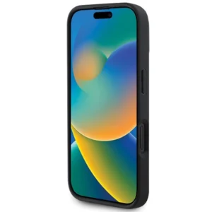 BMW Sign Leather Diamond Metal Logo MagSafe Apple iPhone 16 Pro Max - dėklas telefonui raudonos spalvos - Image 5