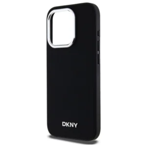 DKNY Plain Logo MagSafe Apple iPhone 15 Pro - dėklas telefonui juodos spalvos - Image 6