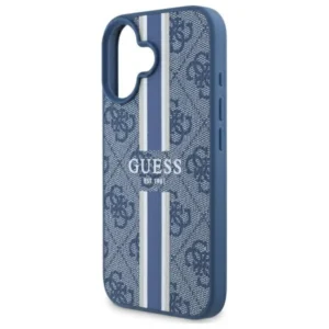 Guess 4G Printed Stripes MagSafe Apple iPhone 16 - dėklas telefonui mėlynos spalvos - Image 6