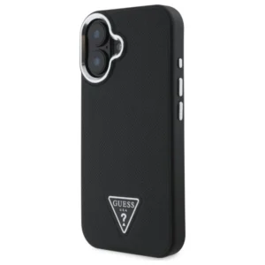 Guess Grained Triangle MagSafe case Apple iPhone 16 - dėklas telefonui juodos spalvos - Image 2