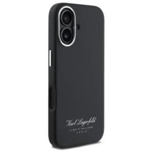 Karl Lagerfeld Hotel RSG Apple iPhone 16 Pro Case - dėklas telefonui juodos spalvos - Image 4