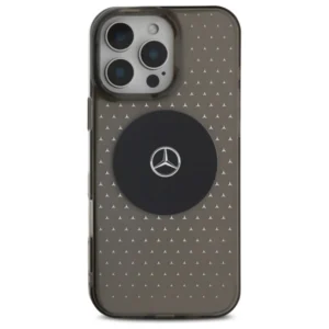 Mercedes MB Case Star Pattern Apple iPhone 16 Pro - dėklas telefonui juodos spalvos - Image 3