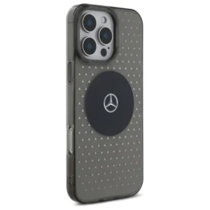 Mercedes MB Case Star Pattern Apple iPhone 16 Pro - dėklas telefonui juodos spalvos - Image 4
