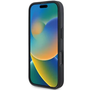 Mercedes MB Wood Imitation Leather MagSafe Apple iPhone 16 Pro Max - Navy dėklas telefonui mėlynos spalvos - Image 5