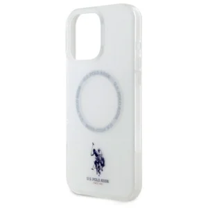 US Polo IML Ring MagSafe Apple iPhone 16 Pro Max - dėklas telefonui baltos spalvos - Image 6