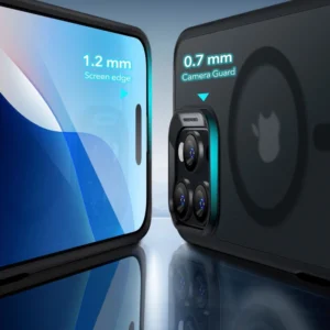 ESR Classic Hybrid Halolock MagSafe + Tempered Glass Apple iPhone 16 Pro - Semi-dėklas telefonui skaidrus - Image 4