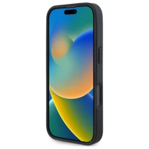 BMW BMHMP16L23RDDK Apple iPhone 16 Pro 6.3" dėklas telefonui juodos spalvos Sign Leather Diamond Metal Logo MagSafe - Image 5