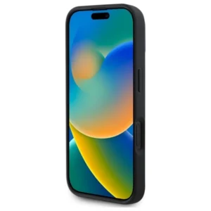 BMW BMHMP16S23RDDK Apple iPhone 16 6.1" dėklas telefonui juodos spalvos Sign Leather Diamond Metal Logo MagSafe - Image 5