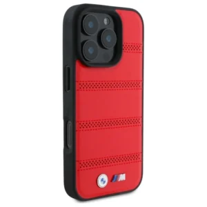 BMW BMHMP16X23PUSPR Apple iPhone 16 Pro Max 6.9" red/red M Perforated And Stitched Line MagSafe - Image 3